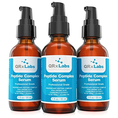 Peptide Complex Serum/Collagen Booster for the Face with Hyaluronic Acid and ...