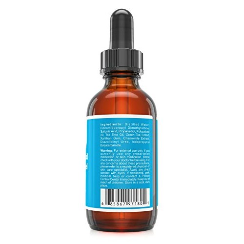 Salicylic Acid 20% Gel Peel - Alcohol-Free Formula with Tee Tree Oil and Gree...