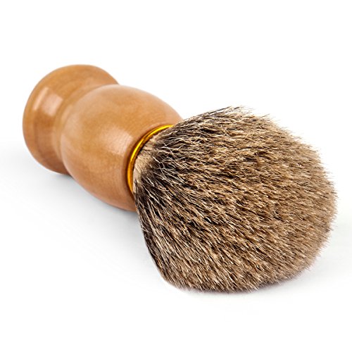 QSHAVE 100% Best Original Pure Badger Hair Shaving Brush Handmade. Real Wood ...