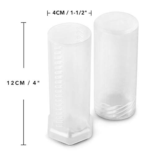 QSHAVE Shaving Brush Travel Case Holder Fit for Most of Shaving Brushes (Brus...