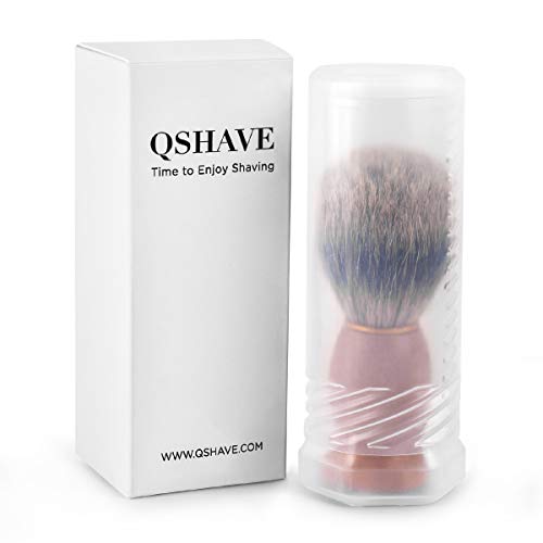 QSHAVE Shaving Brush Travel Case Holder Fit for Most of Shaving Brushes (Brus...