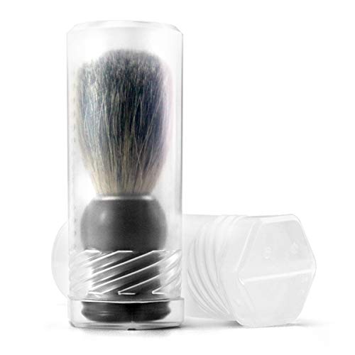 QSHAVE Shaving Brush Travel Case Holder Fit for Most of Shaving Brushes (Brus...