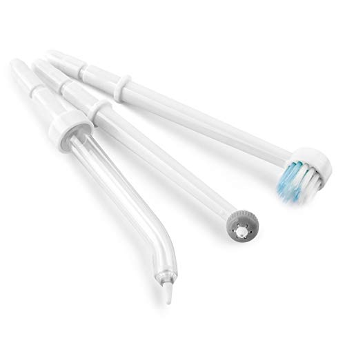 QSHAVE Water Flosser Tips (8 pcs Combo Kit) Includes Classic Tip, Pocket Tip,...