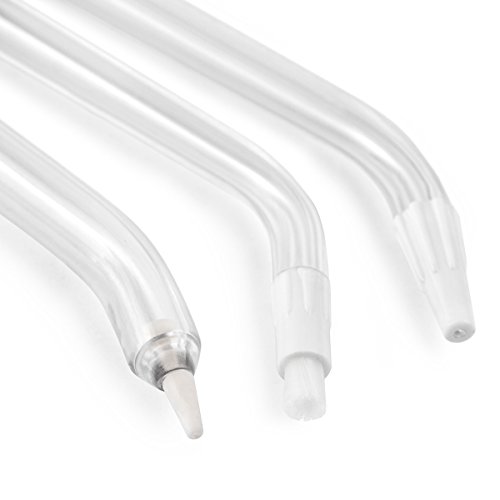 QSHAVE Water Flosser Tips (8 pcs Combo Kit) Includes Classic Tip, Pocket Tip,...