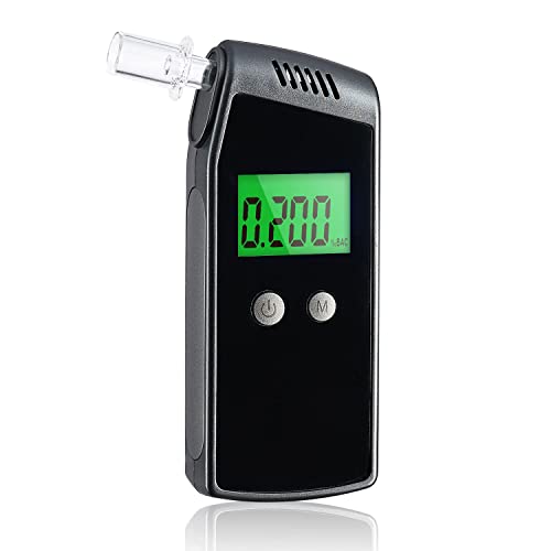 QTlier Portable Breathalyzer with LCD Digital Display for Personal, Professio...
