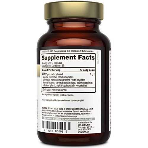 Premium Kinoko Gold AHCC Supplement–500mg of AHCC per Capsule–Supports Immune...