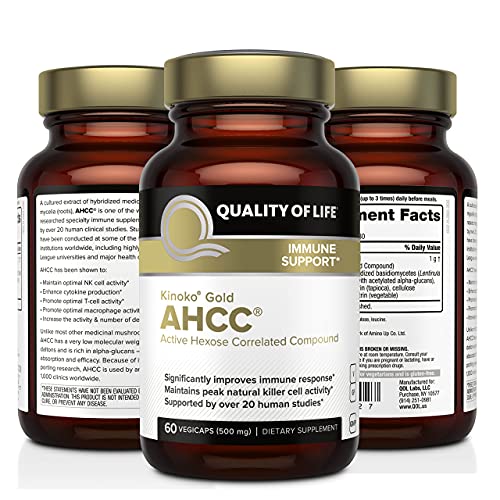 Premium Kinoko Gold AHCC Supplement–500mg of AHCC per Capsule–Supports Immune...