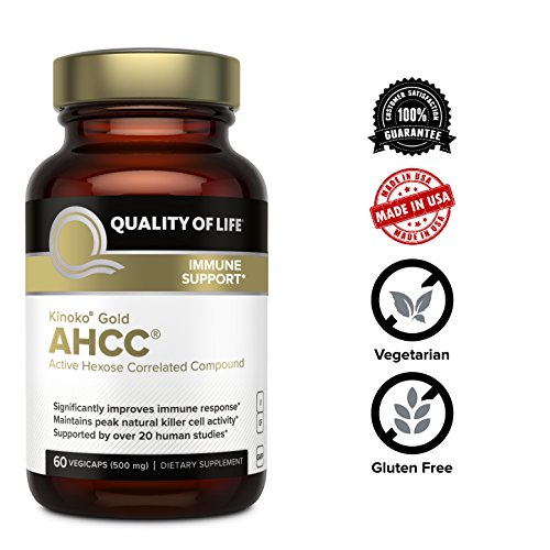 Premium Kinoko Gold AHCC Supplement–500mg of AHCC per Capsule–Supports Immune...