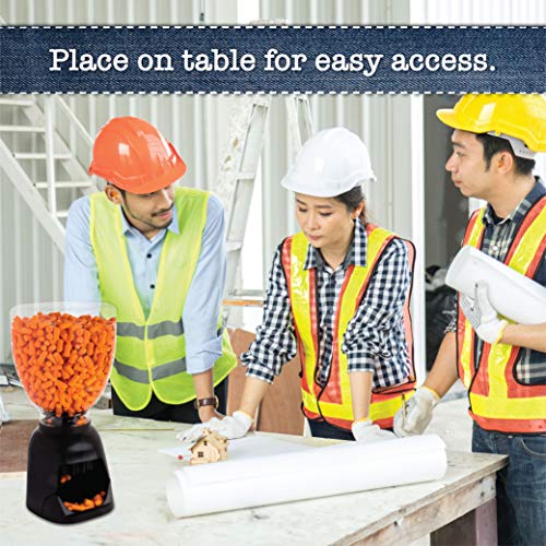 Dispenser Refillable and 500 Pair Foam Ear Plugs - Soft Disposable NRR 32dB, ...