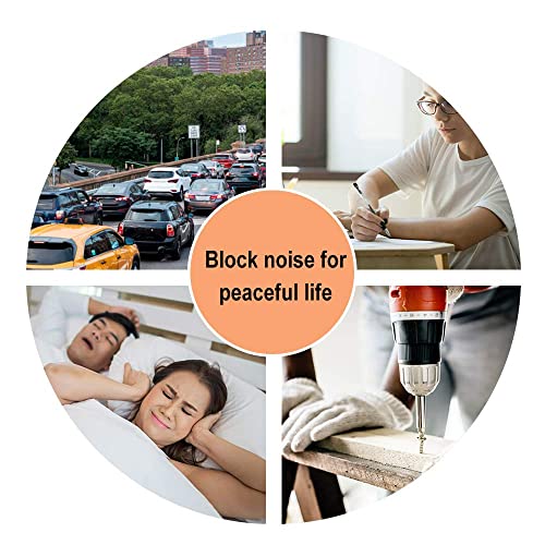 Quality Foam Earplugs 200 Pair- 32dB Noise Cancelling Sound Blocking Calmer S...