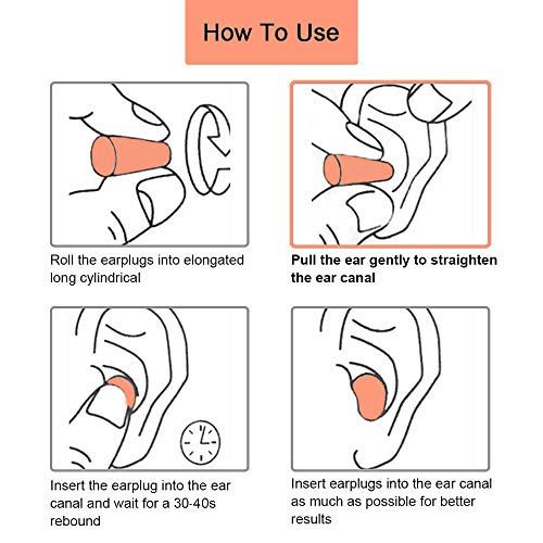 Quality Foam Earplugs 200 Pair- 32dB Noise Cancelling Sound Blocking Calmer S...
