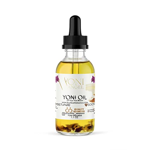 Natural Yoni Oil. Feminine Oil, Eliminates Odor, Restores PH Balance, Heals a...