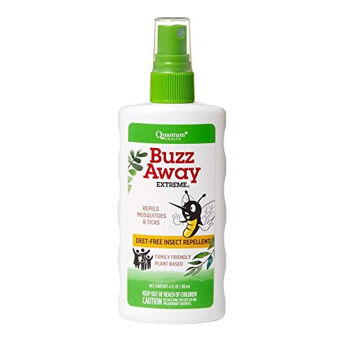 Quantum Health Buzz Away Extreme - DEET-free Insect Repellent, Essential Oil ...