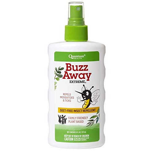Quantum Health Buzz Away Extreme - DEET-free Insect Repellent, Essential Oil ...