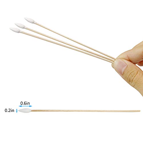 1400pcs Precision Cotton Swabs with 6'' Long Sticks for Gun Cleaning, Makeup ...