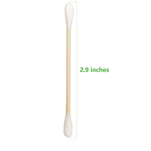 Cotton Swabs with Wooden Sticks/Biodegradable Cotton Buds 1200pcs