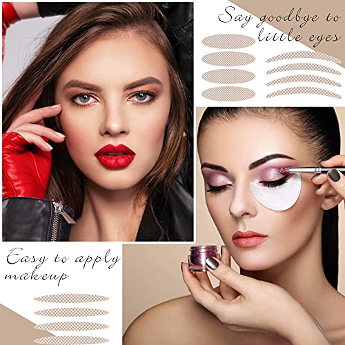 864 Pieces Eyelid Strips Droopy Eyelid Tape Natural Invisible Double Single E...