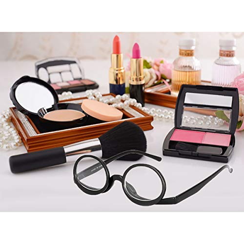 Queenbox Magnifying Makeup Readings Glasses Flip Lens Cosmetic Make Up Eye Gl...
