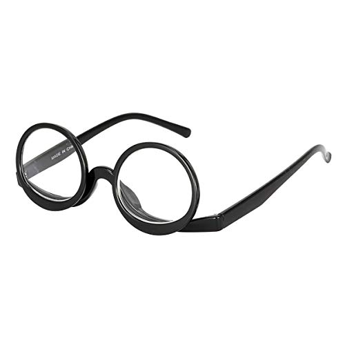 Queenbox Magnifying Makeup Readings Glasses Flip Lens Cosmetic Make Up Eye Gl...