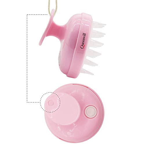 Electric Handheld Hair Massager, Queenwill Cordless Hair Scalp Massager Porta...