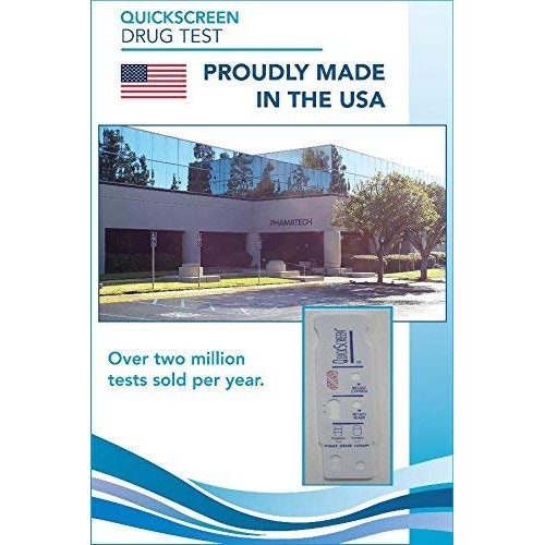 QuickScreen Single Panel Amphetamine Drug Test, 25
