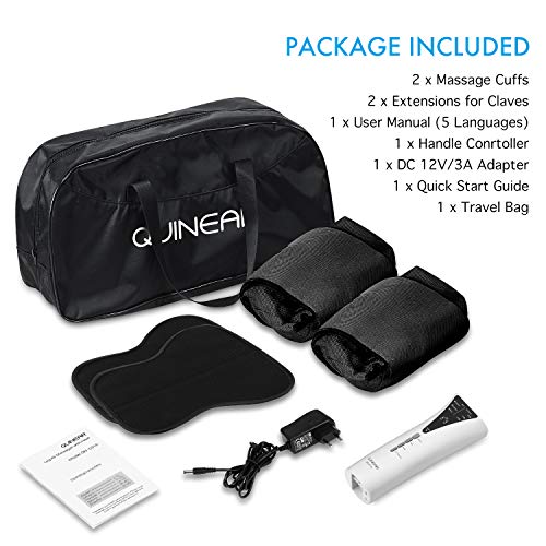 QUINEAR Leg Massager with Heat Air Compression Massage for Foot & Calf Helpfu...
