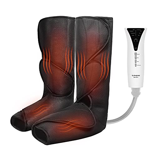 QUINEAR Leg Massager with Heat Air Compression Massage for Foot & Calf Helpfu...