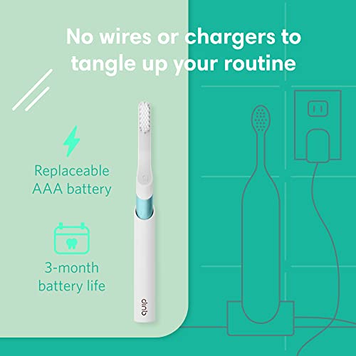 quip Adult Electric Toothbrush - Sonic Toothbrush with Travel Cover & Mirror ...