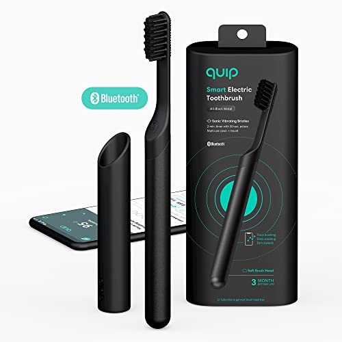 quip Adult Smart Electric Toothbrush - Sonic Toothbrush with Bluetooth & Rewa...