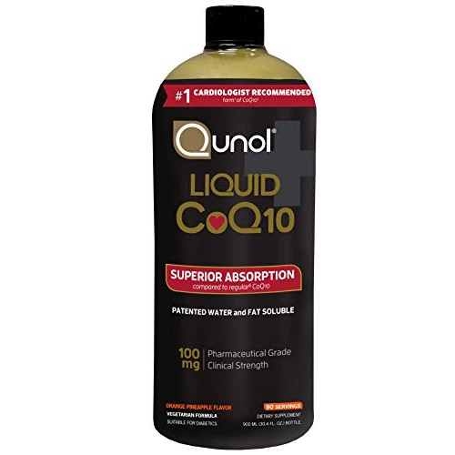 Qunol Liquid CoQ10 100mg, Superior Absorption Natural Supplement Form of Coen...