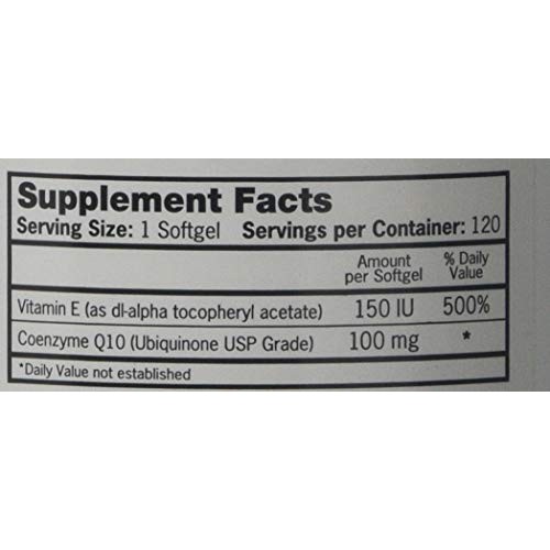 Qunol Ultra CoQ10 100mg, 3x Better Absorption, Patented Water and Fat Soluble...