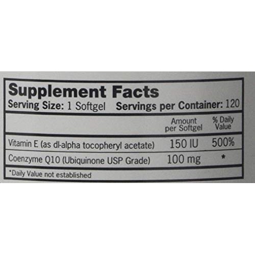 Qunol Ultra CoQ10 100mg, 3x Better Absorption, Patented Water and Fat Soluble...