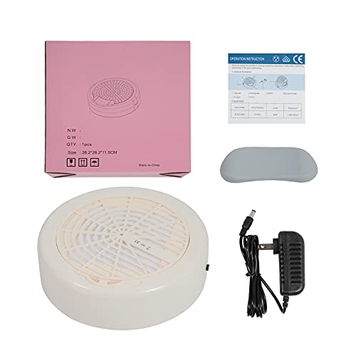 QUTUNI 40W Nail Fan Dust Collector Machine,Low Noise Nail Dust Vacuum Collect...