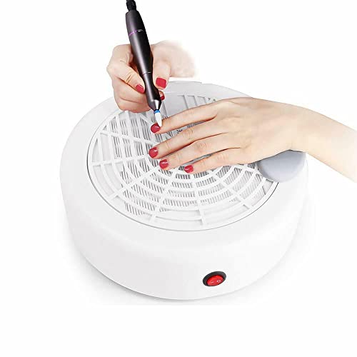 QUTUNI 40W Nail Fan Dust Collector Machine,Low Noise Nail Dust Vacuum Collect...