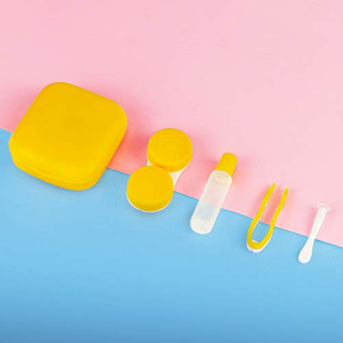 4PCS Contact Lens Case, Colorful Contact Lens Box Holder Container, Outdoor M...