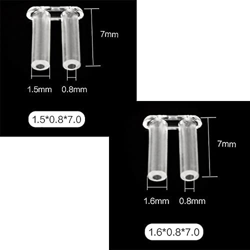 Rimless Glasses Accessories Rubber Plug Eyeglass Repair Accessories Double Ru...