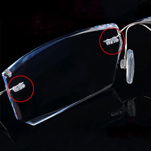 Rimless Glasses Accessories Rubber Plug Eyeglass Repair Accessories Double Ru...