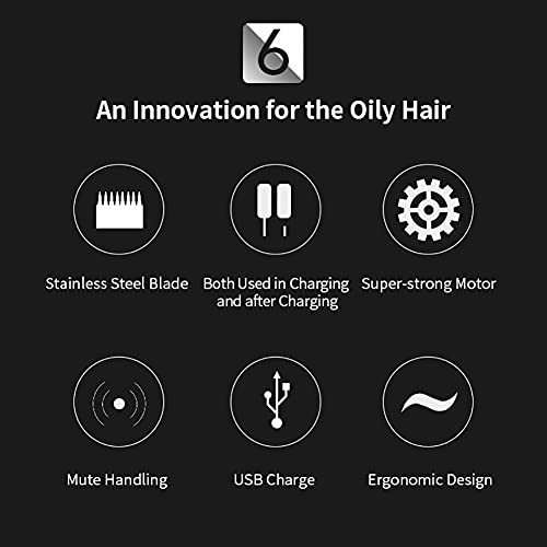 QYY Hair Engraving Pen Shaver, Professional Rechargeable Hair Trimmer Clipper...