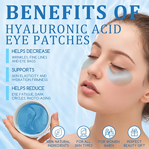 Under Eye Patches, R.A.V Hyaluronic Acid Eye Mask, Collagen Eye Pads for Dark...