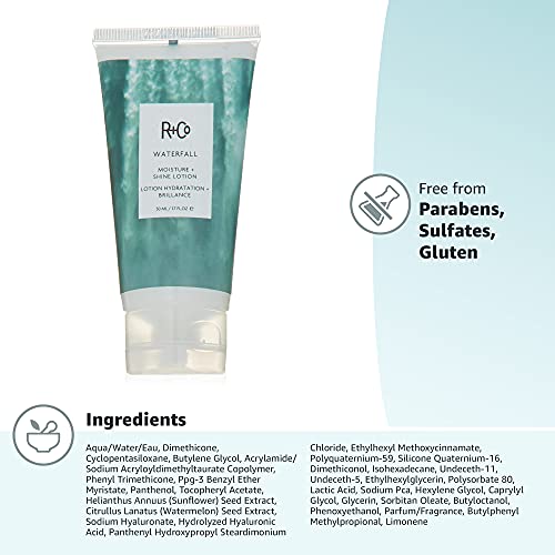 R+Co Waterfall Moisture and Shine Lotion, 1.7 Oz