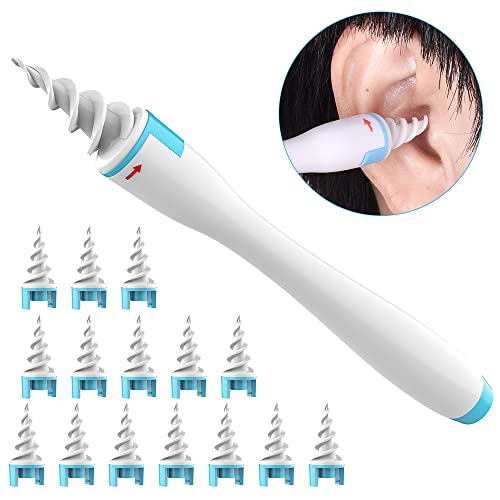 2022 Spiral Ear Wax Removal Tool, Ear Cleaner kit Q-Grips Earwax Remover with...