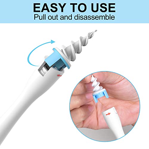 2022 Spiral Ear Wax Removal Tool, Ear Cleaner kit Q-Grips Earwax Remover with...