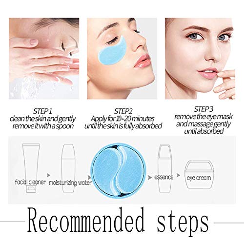 Under Eye Patches,30 pairs Hyaluronic Acid Anti-Aging Under Eye Mask, RABIOTA...
