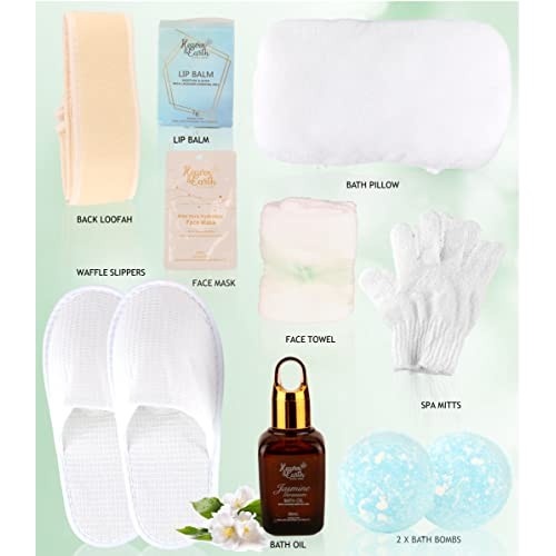 Organic Spa Gift Baskets For Women! Luxury Holiday Gift Bath and Body Gift Se...