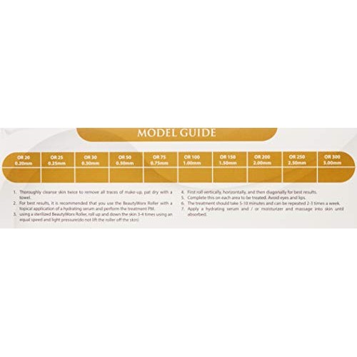 Derma Roller for Face and Skin Care - 0.25 mm - Includes Free Storage Case