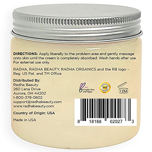 Radha Beauty Hot Cream - 100% Natural Cellulite Treatment, Toning & Slimming ...