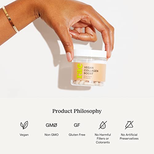 Rae Vegan Collagen Boost Capsules - Plant Based Collagen Supplement for Women...