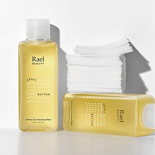 Rael Facial Sponge Cotton Pads - Premium Square Cosmetic Cotton, Soft and Thi...