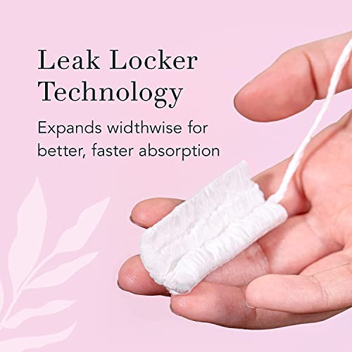 Rael Organic Cotton Compact Tampons - Plant Based Applicator, Chlorine Free, ...