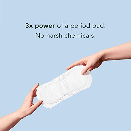 Rael Organic Cotton Cover Incontinence Pads - Moderate Absorbency, Bladder Co...